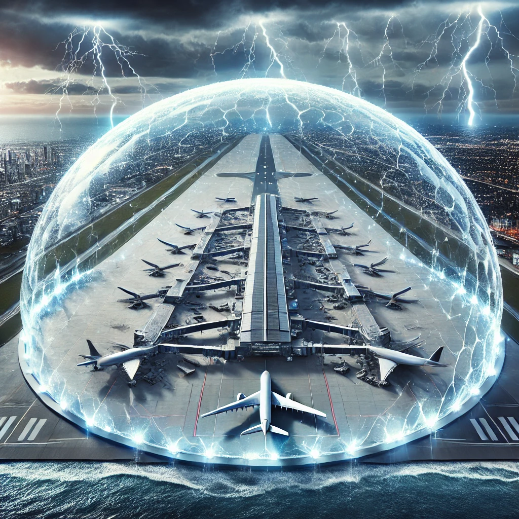 Pararrayos aeropuerto