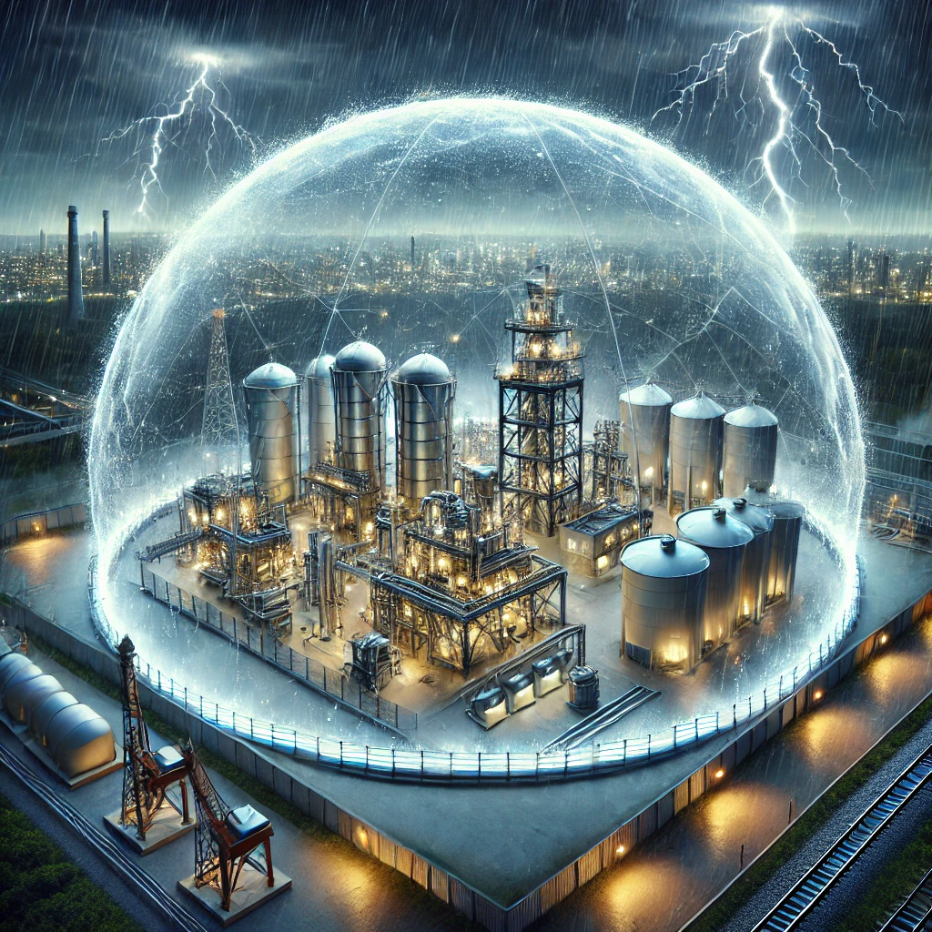 Pararrayos industrial